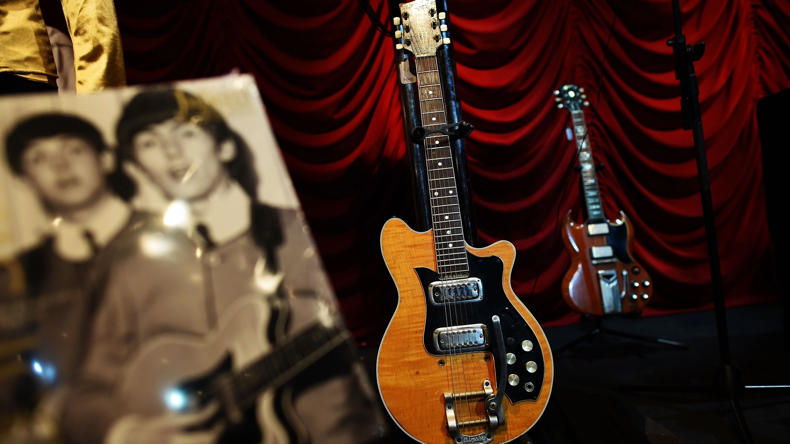 Asta record per la chitarra di George Harrison (AFP)