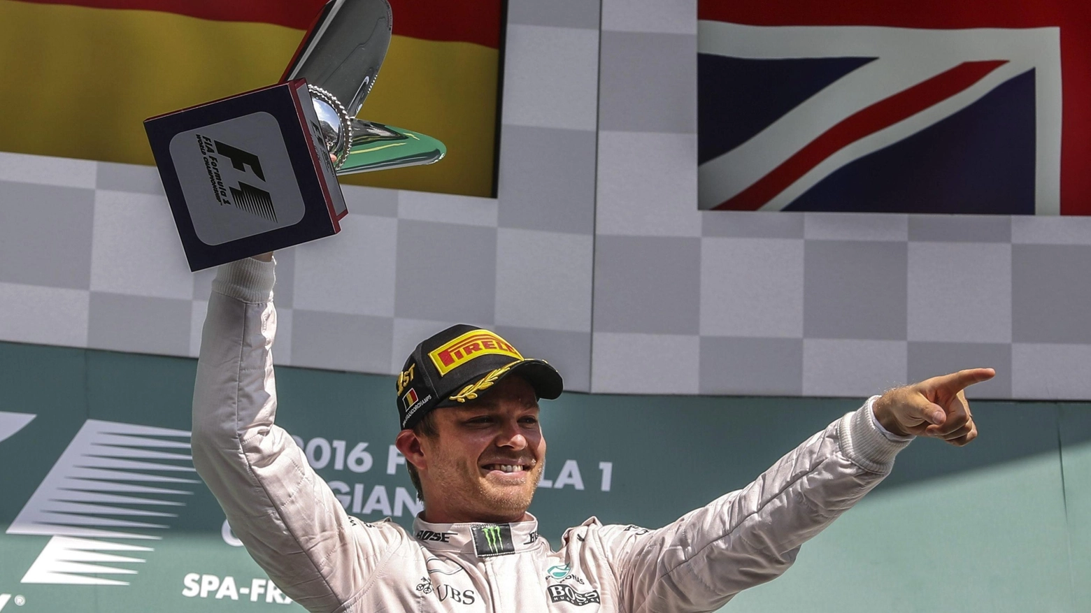 Nico Rosberg trionfa a SPA (Ansa)
