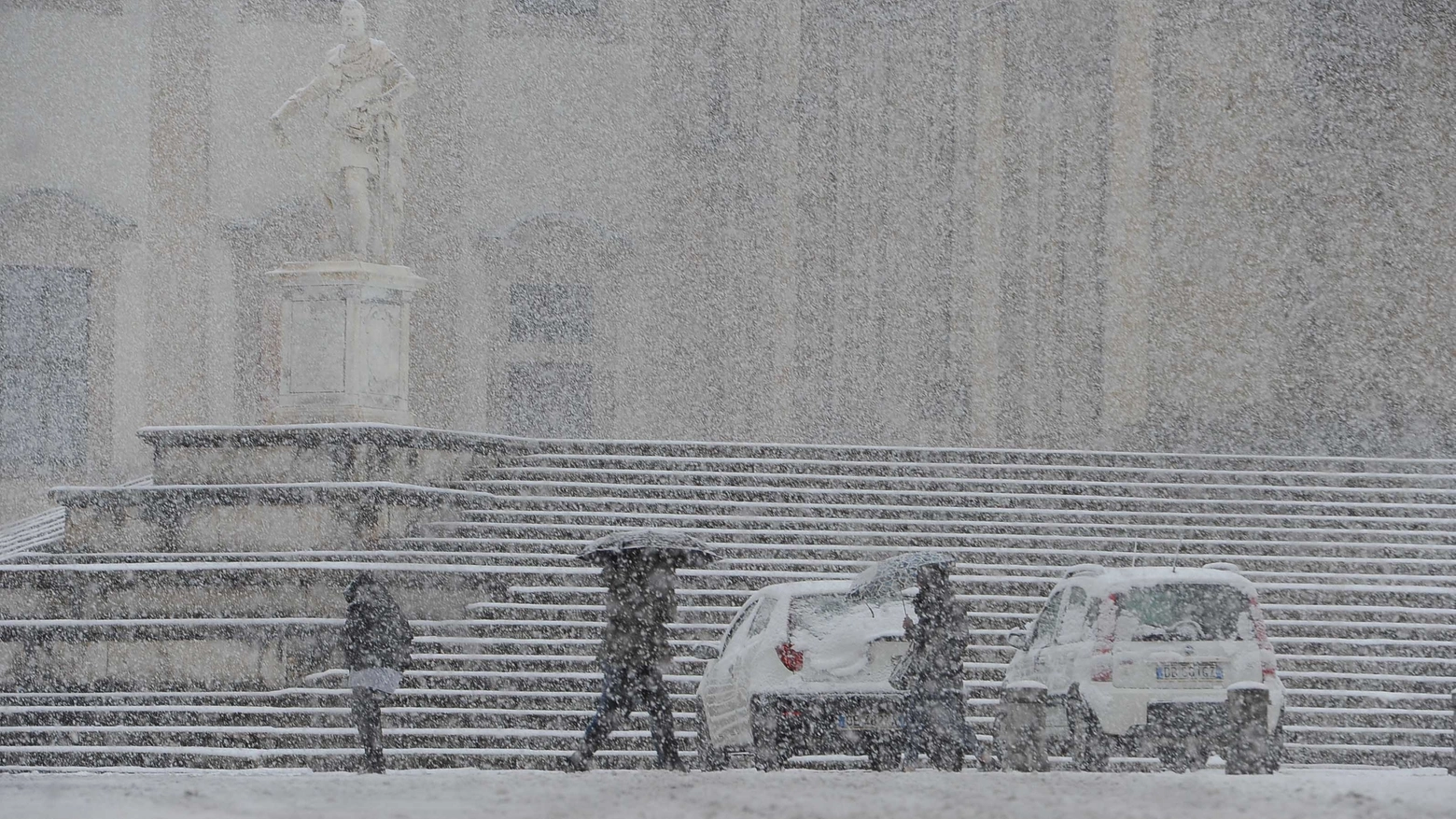 Nevicata ad Arezzo