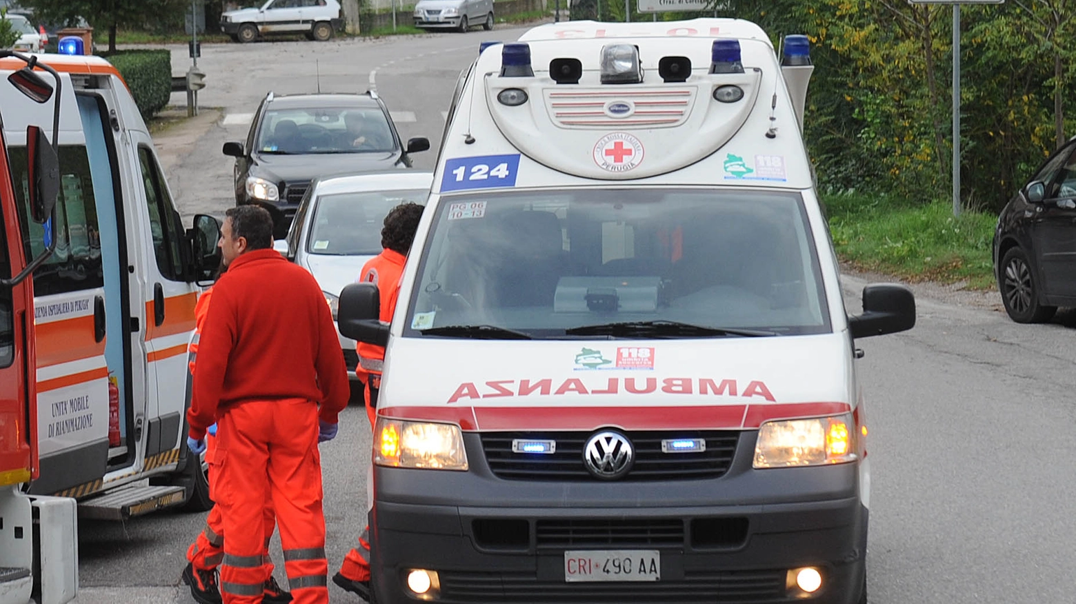 Ambulanza in azione (repertorio)