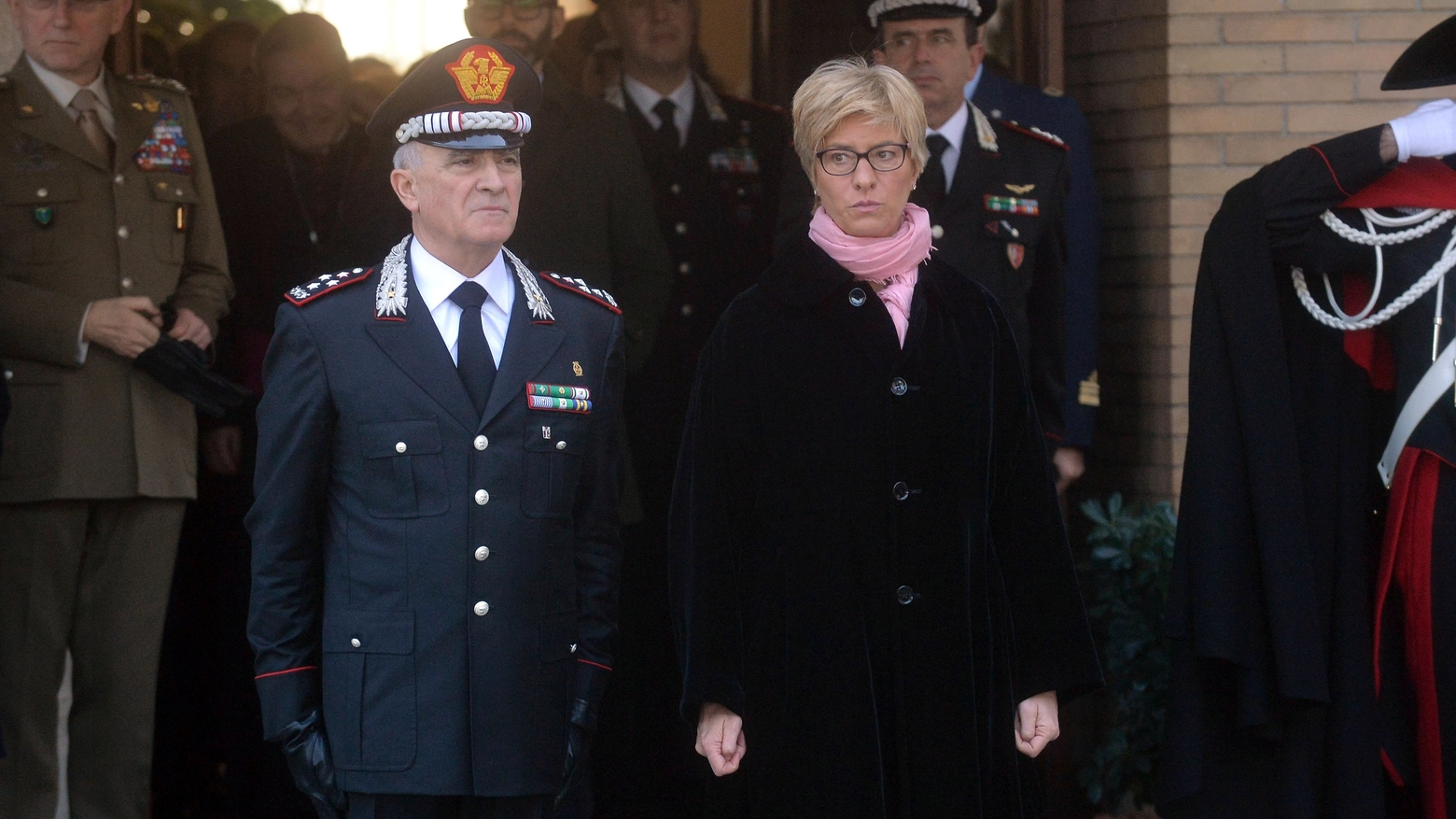 Il generale Tullio Del Sette con il ministro Roberta Pinotti (ImagoE)
