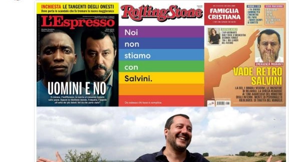 Il post di Matteo Salvini (Dire)