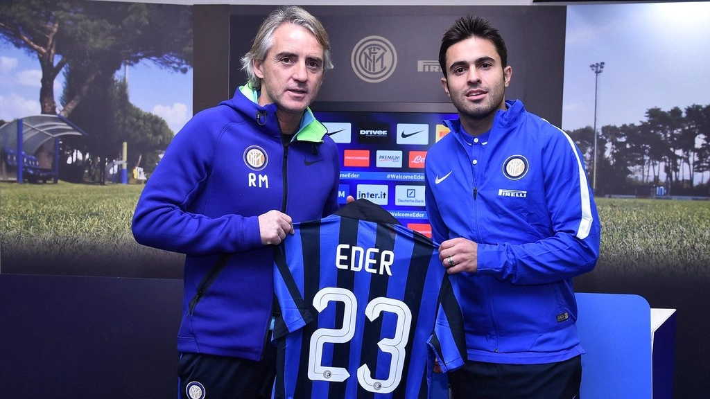 Mancini e Eder (F.C. Internazionale)
