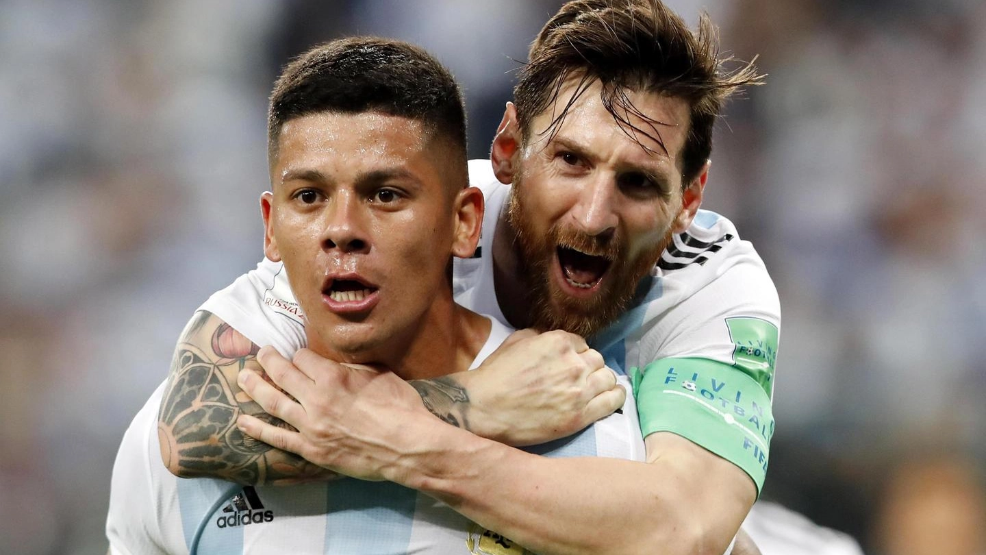 Nigeria-Argentina, gol di Messi e Rojo (Ansa)