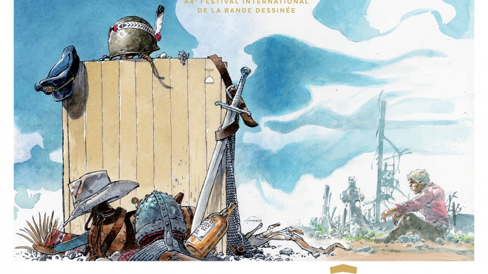 Il manifesto del festival del fumetto di Angoulême