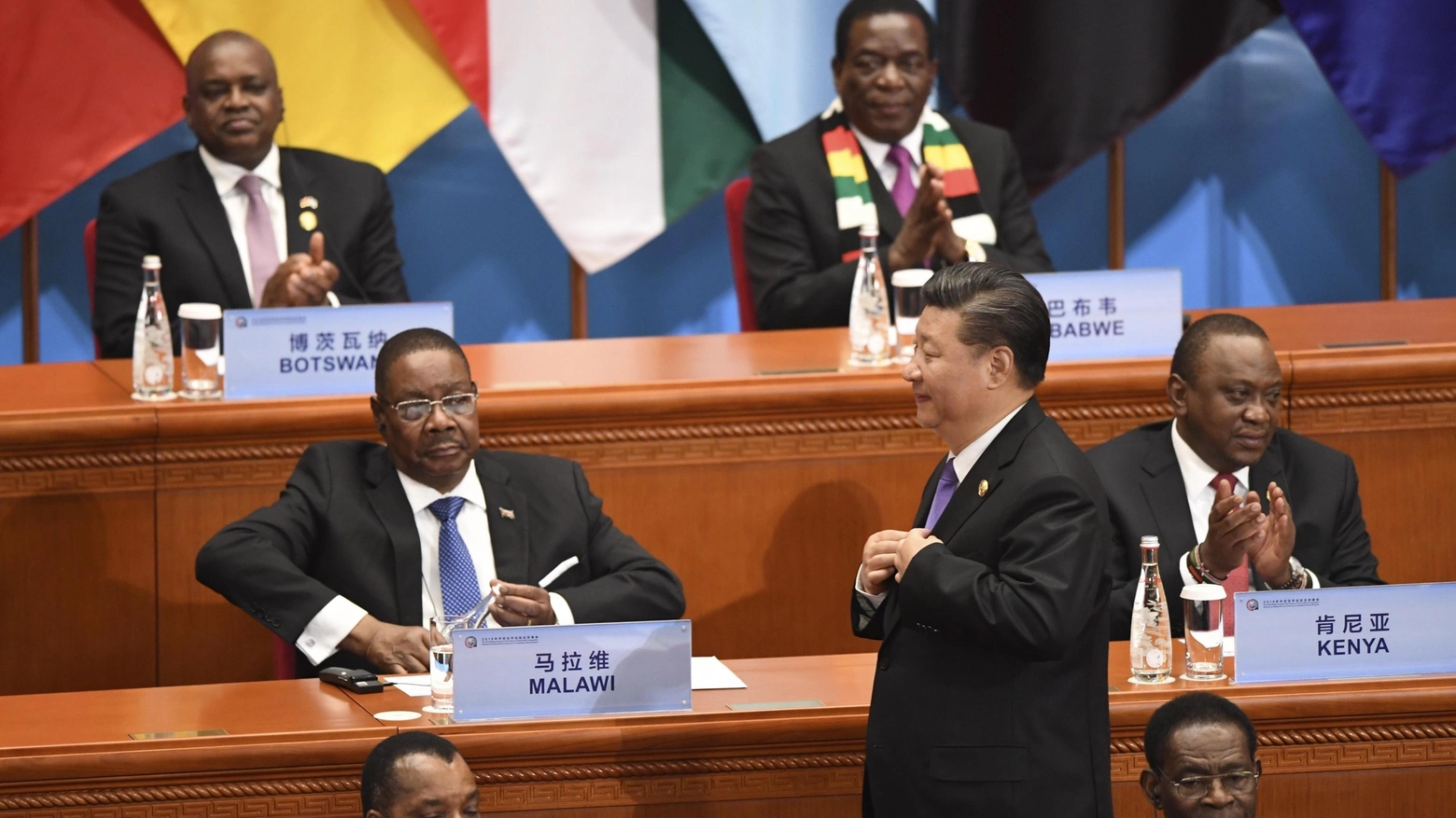 Xi Jimping al Forum sulla Cooperazione Cina-Africa (Ansa)