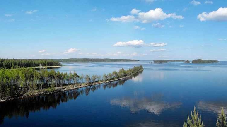 Il lago Saimaa in Finlandia
