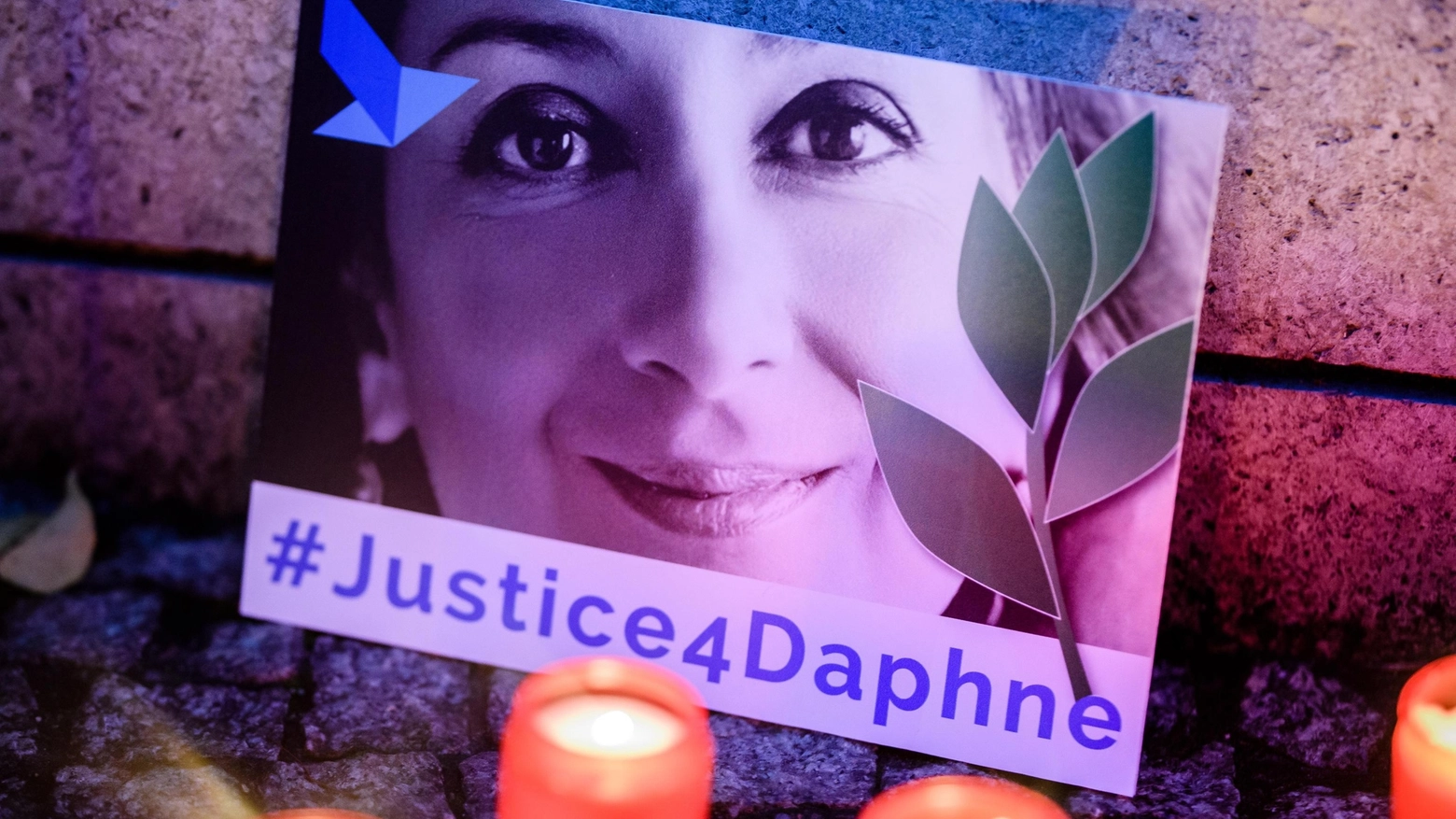 Una manifestazione per chiedere giustizia per l'omicidio di Daphne Caruana Galizia (Ansa)
