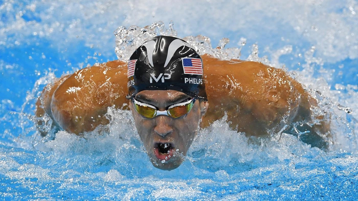Michael Phelps alle ultime Olimpiadi di Rio - foto LaPresse/Xinhua