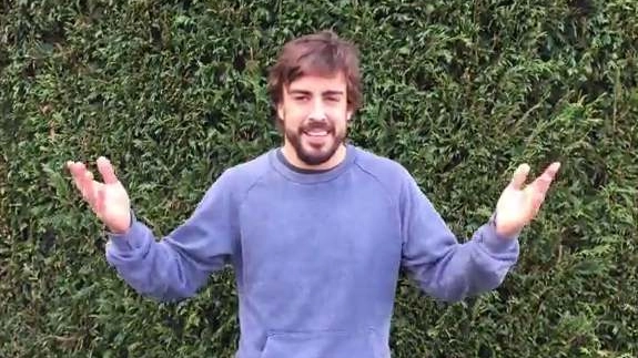 Alonso, videomessaggio