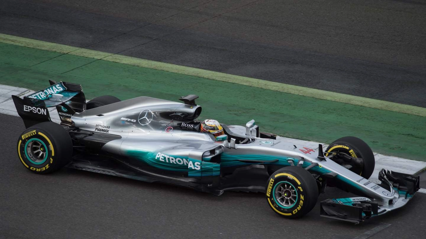 La nuova Mercedes W08 di Formula Uno (Afp)