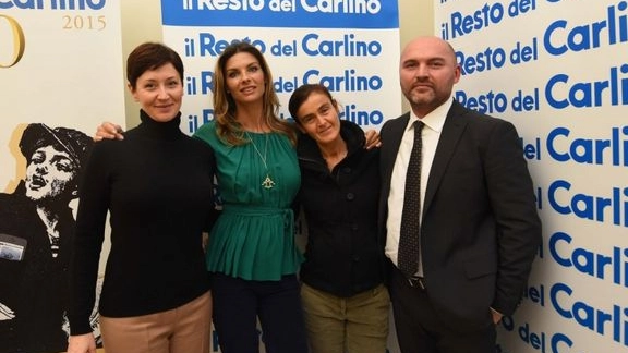 Martina Colombari Paola Crepaldi  e Alessandra Manghi e Alberto Ferrari (Banca di Bologna)