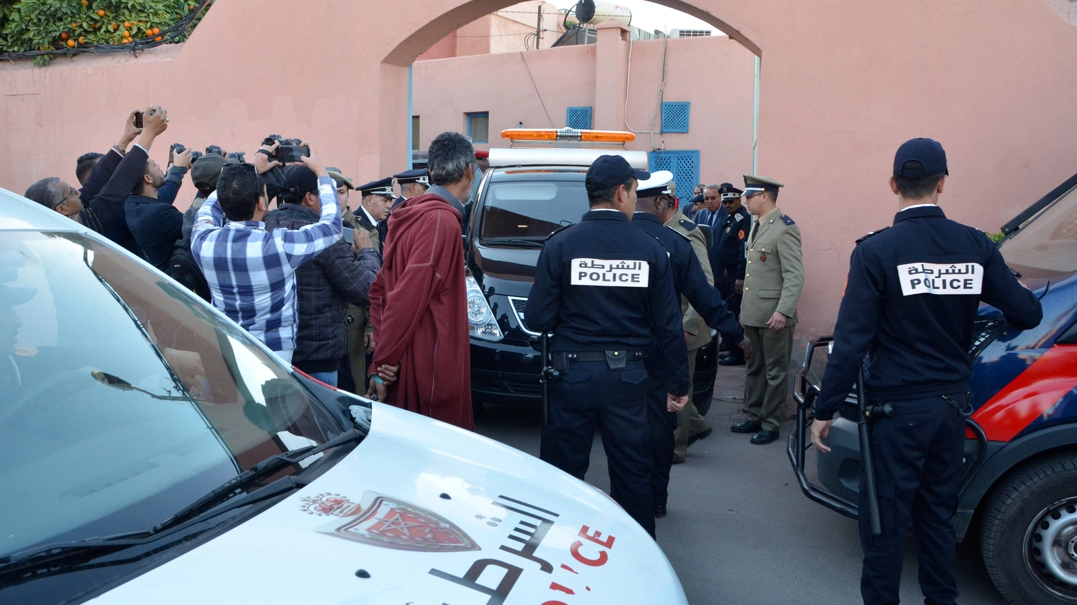 Polizia Marocco (Lapresse)