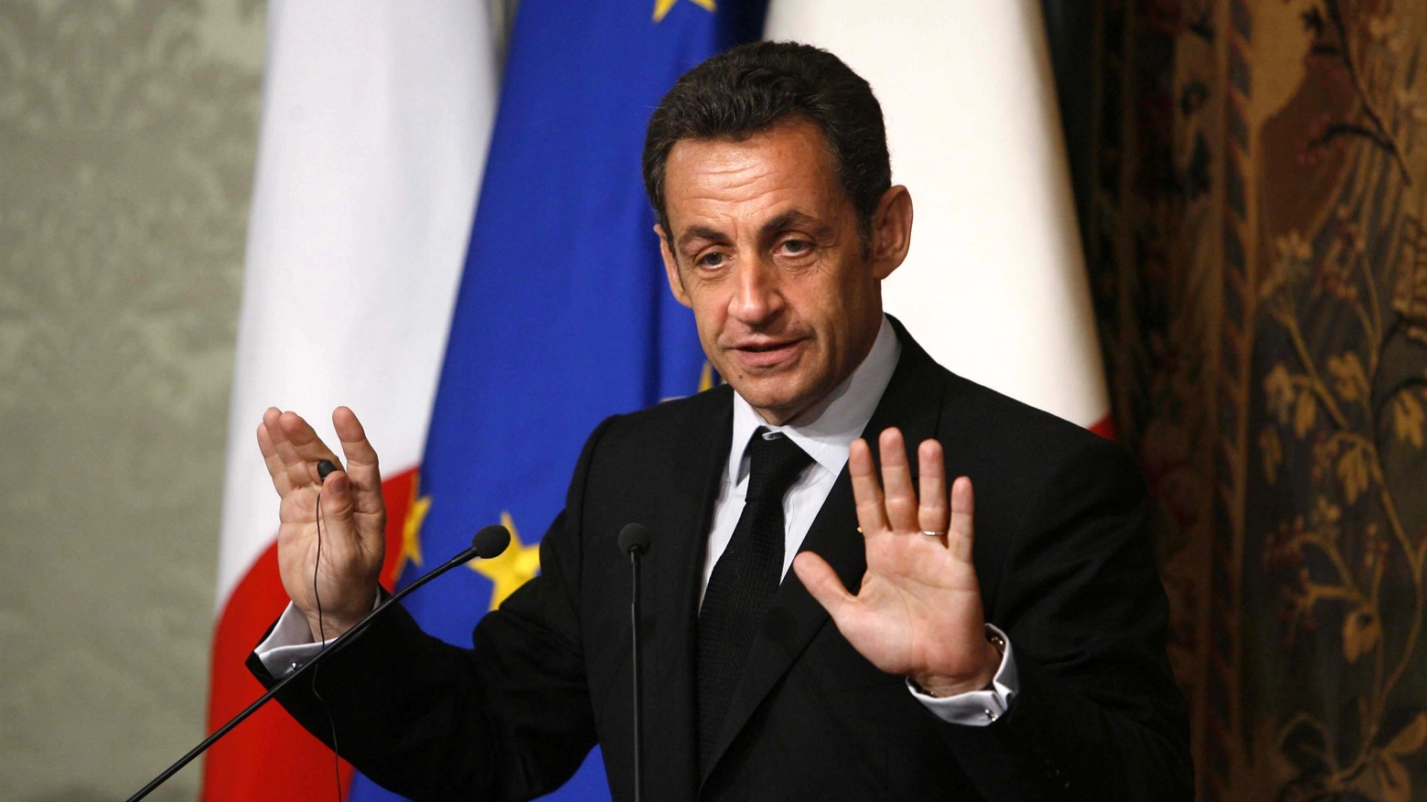 L'ex presidente francese Nicolas Sarkozy