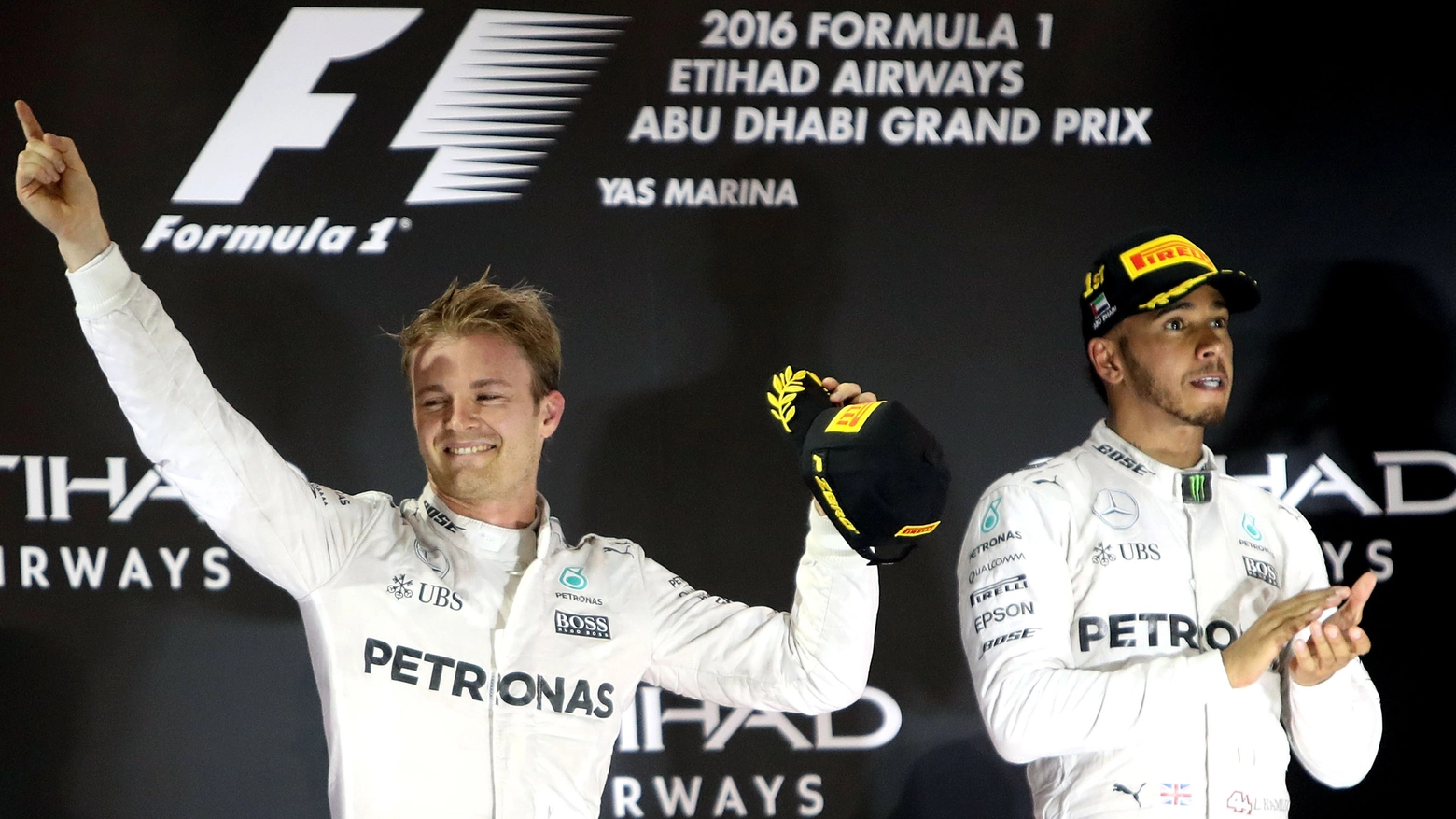 Il trionfo di Rosberg, la grinta di Hamilton (PA)
