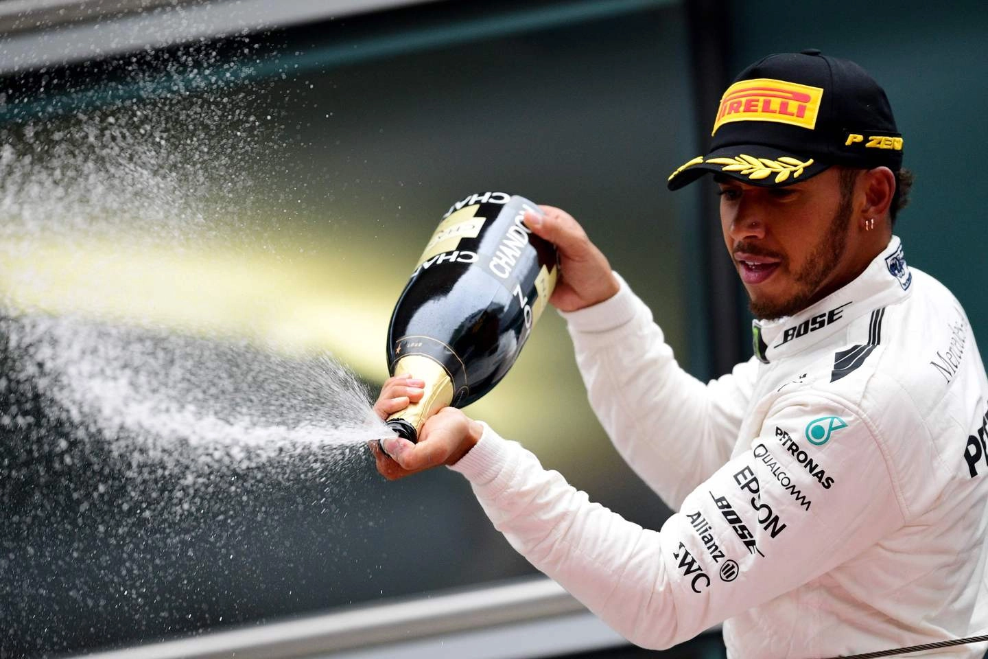 Lewis Hamilton vince il Gp della Cina (Afp)