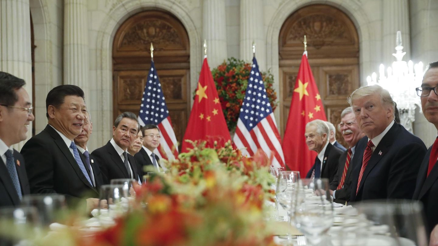 Donald Trump e Xi Jinping al G20 (Ansa)