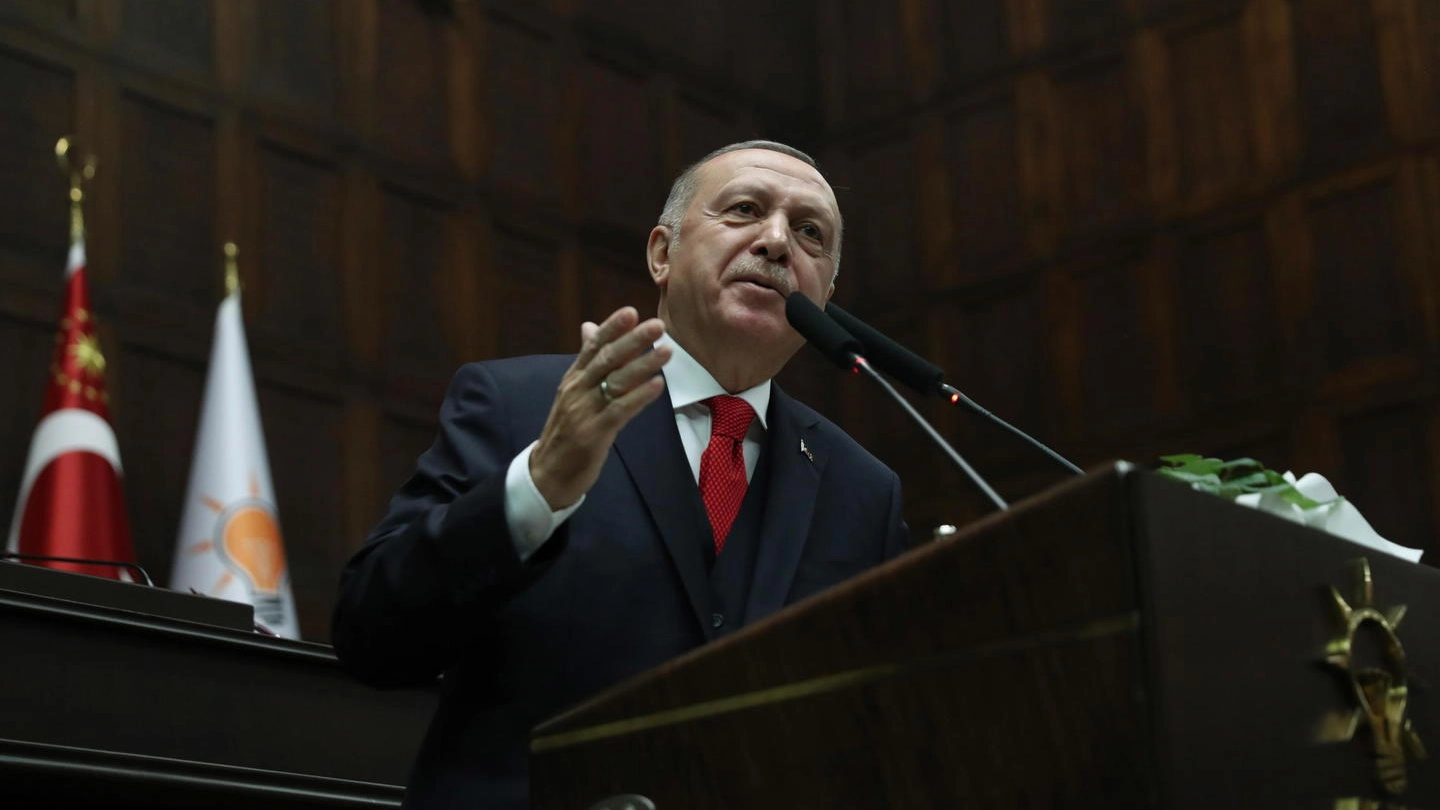 Il presidente turco Recep Tayyip  Erdogan (Ansa)