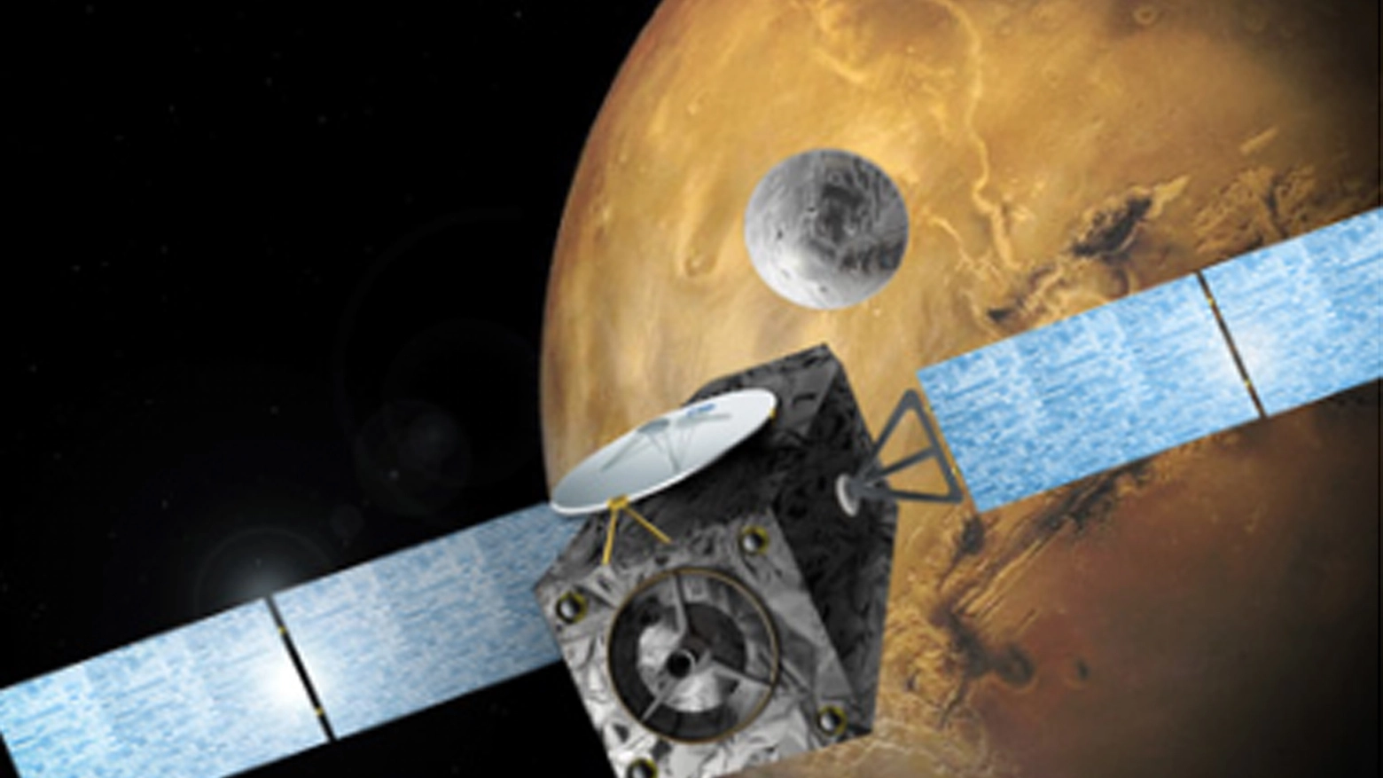 Uno dei moduli della missione Exomars 2016, che porterà l'Europa su Marte (Ansa)
