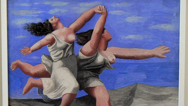 Due donne che corrono sulla spiaggia, Pablo Picasso 