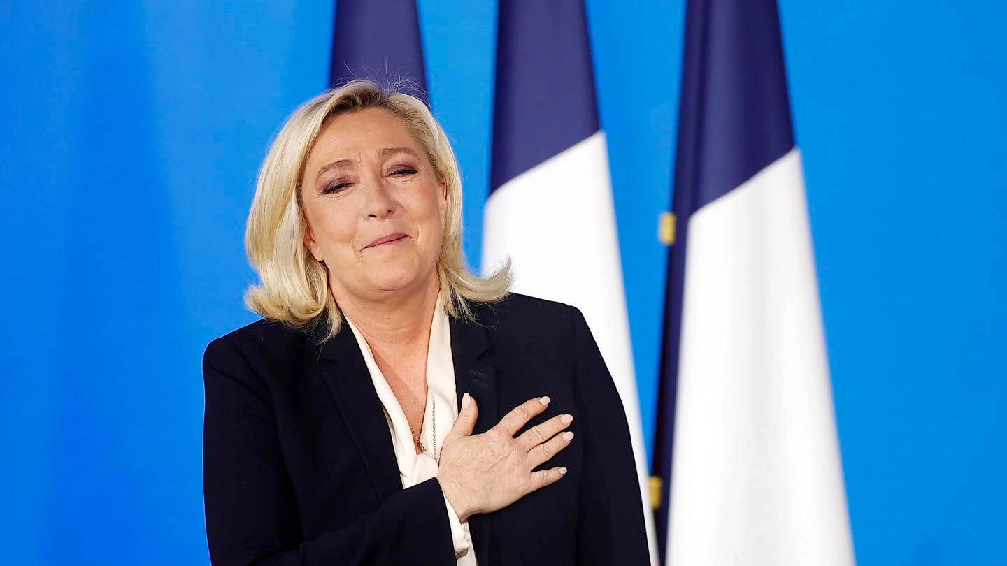 Marine Le Pen, candidata all'Eliseo con Rassemblement National (Ansa)