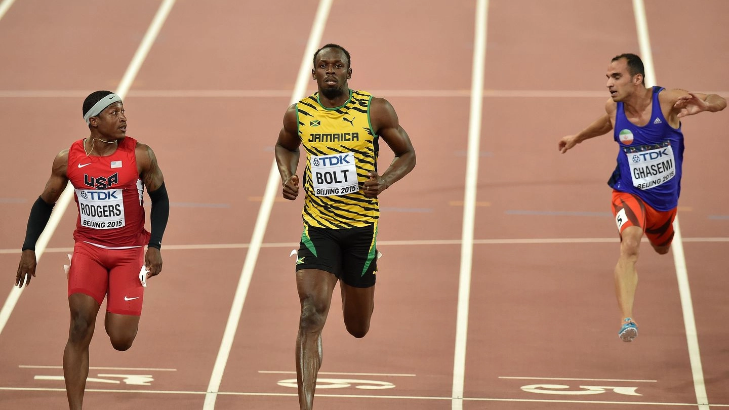 Usai Bolt vince la sua batteria (AFP)