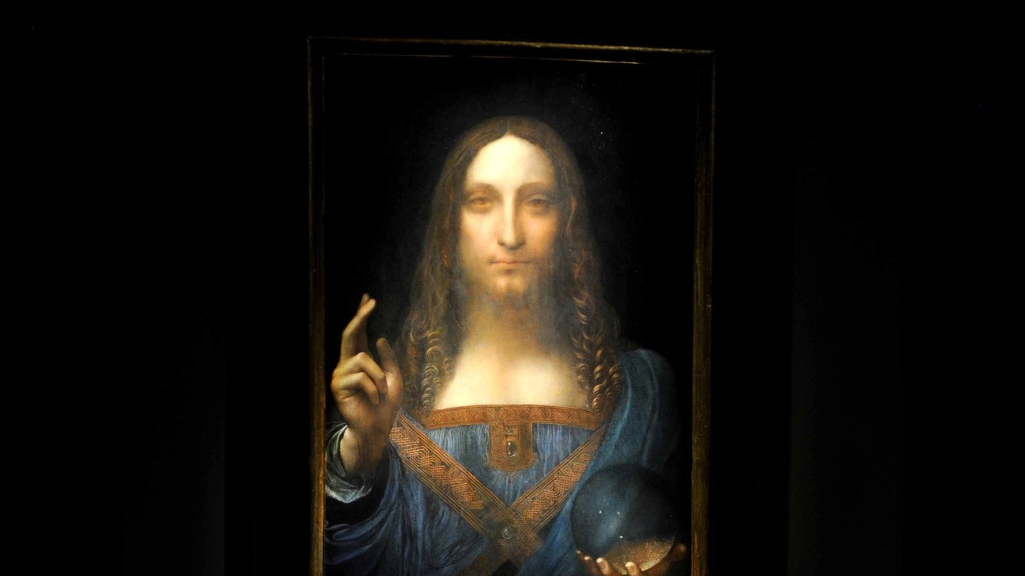 Il Salvator Mundi di Leonardo (Lapresse)