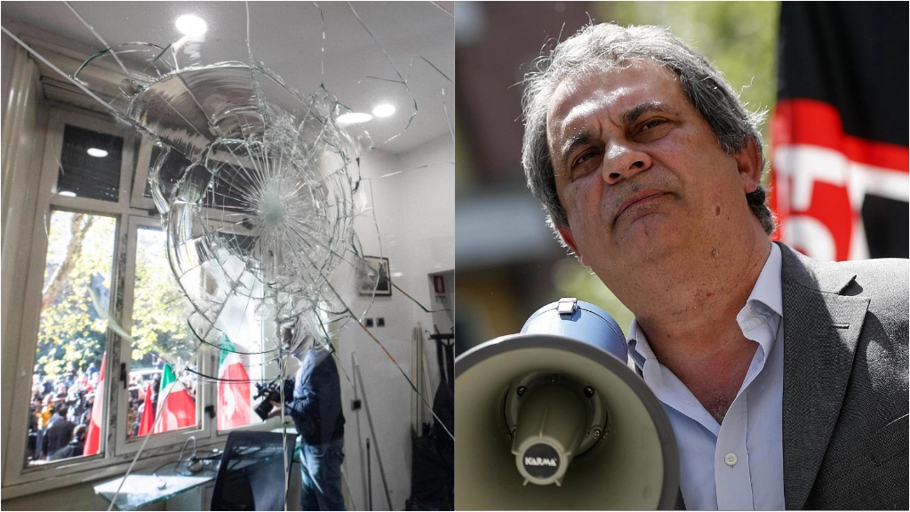 Roberto Fiore, leader di Forza Nuova, condannato per l'assalto alla sede Cgil a Roma