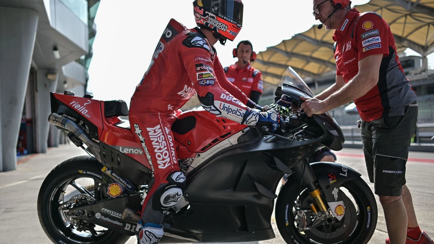 Andrea Dovizioso su Ducati (LaPresse)