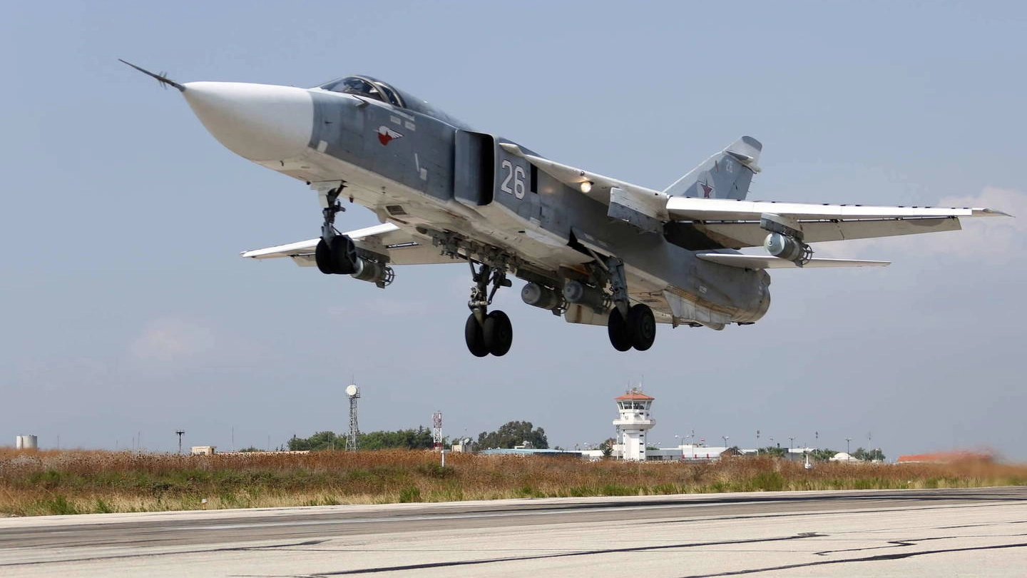 La base aerea russa in Siria (Olycom)