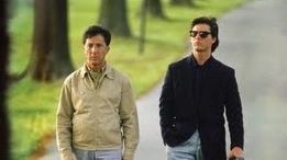 IMMAGINE SIMBOLO Tom Cruise e il fratello autistico interpretato da Dustin Hoffman nella famosissima pellicola ‘The Rain Man’