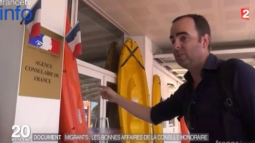 Il console onorario di Francia a Bodrum vendeva barche ai migranti (da france2)
