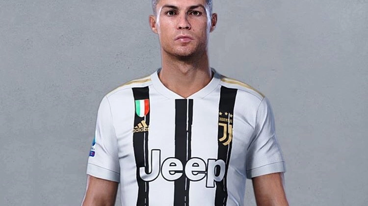 Ronaldo nel videogioco Pes con la nuova maglia 