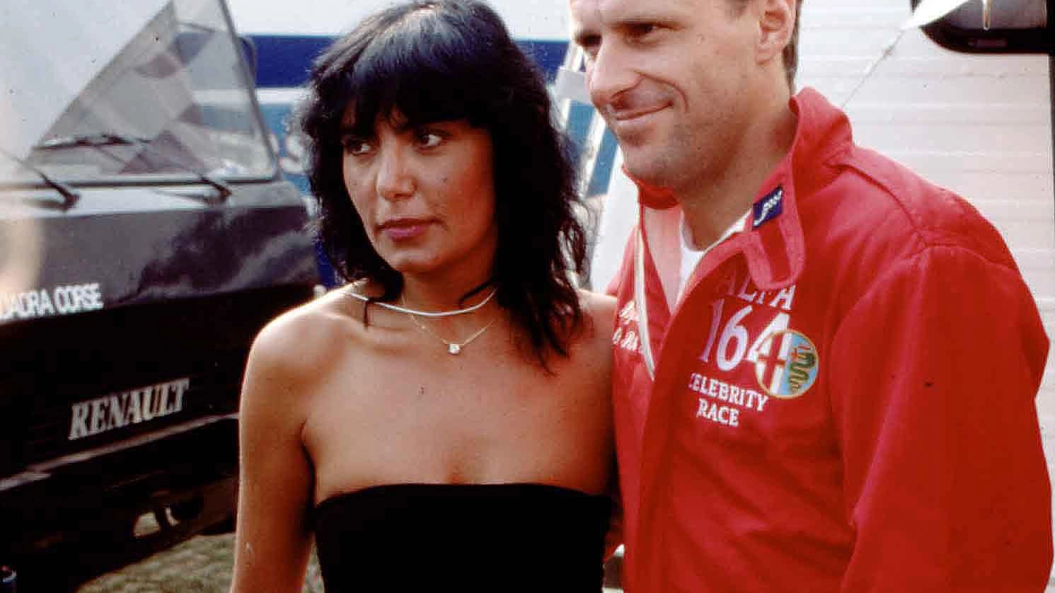 Loredana Bertè e Bjorn Borg nel 1988 (Liverani)