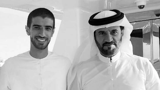 Saif Ben Sulayem con il padre Mohammed Ben Sulayem