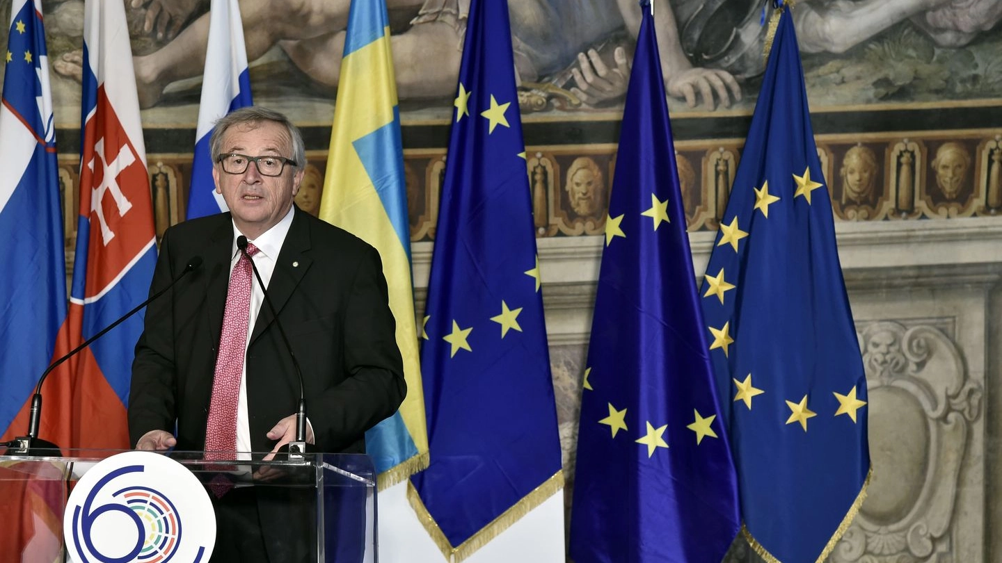 Il presidente della Commissione europea Jean-Claude Juncker (Afp)