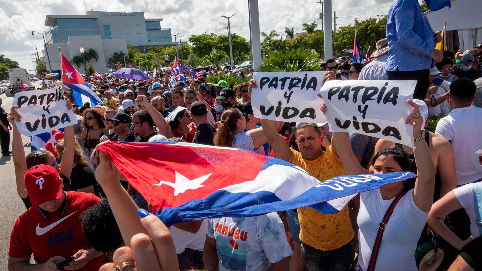 Le proteste a Cuba contro il regime comunista 