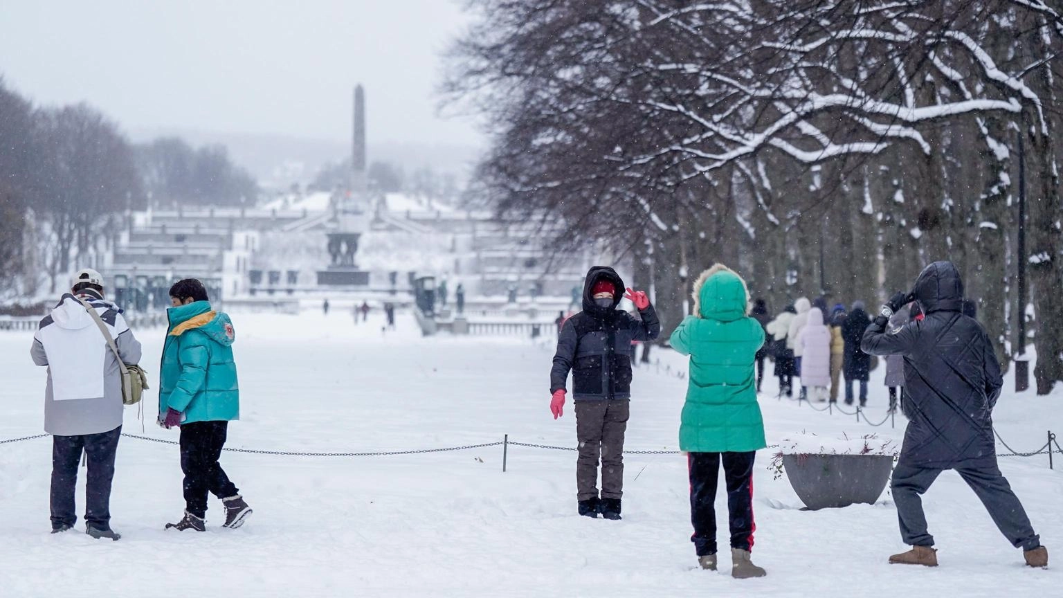 A Oslo battuto il record locale di gelo di -30 gradi