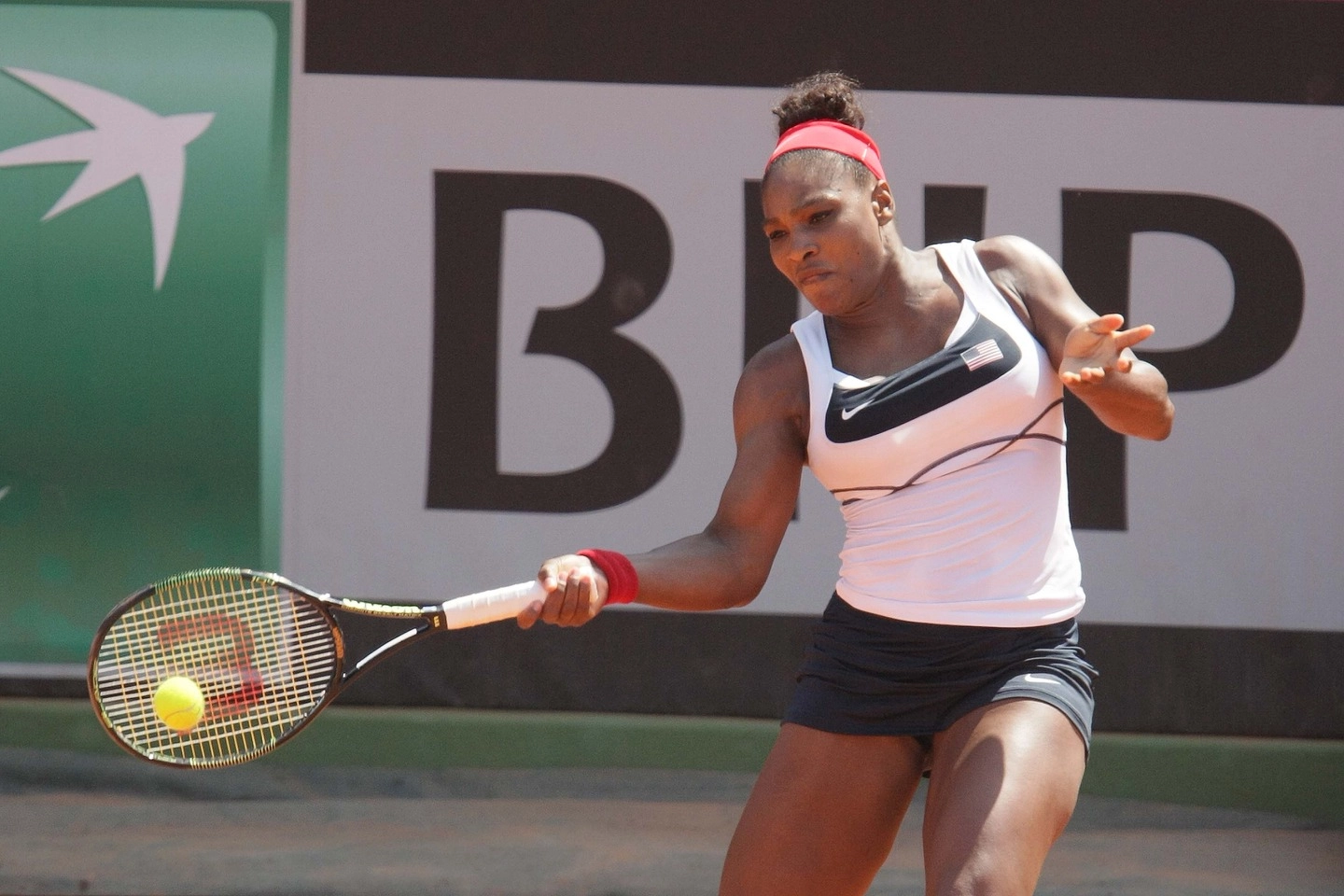 Serena Williams a Brindisi (Lapresse)