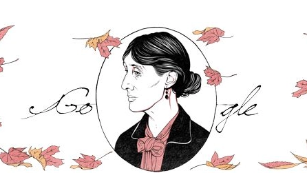 Il doodle di Google dedicato a Virginia Woolf
