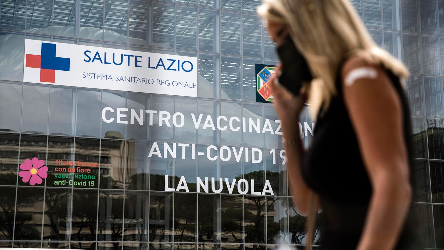 Il centro vaccinale Anti Covid 'La Nuvola' che ha subito l'attacco hacker ai sistemi 