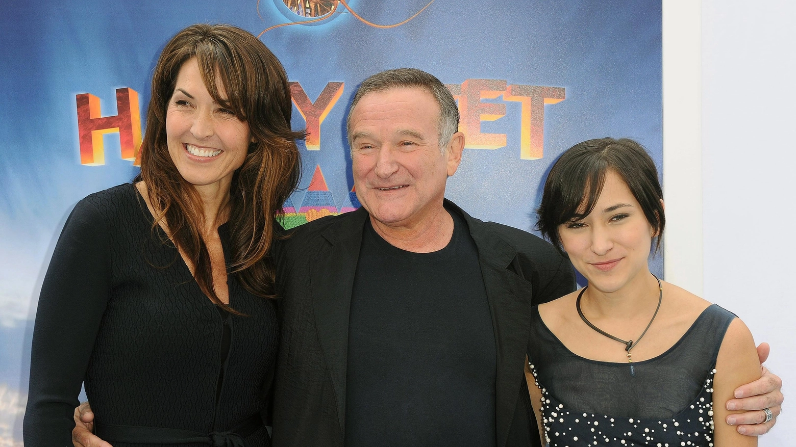  Susan Schneider, Robin Williams e Zelda Williams (Lapresse)