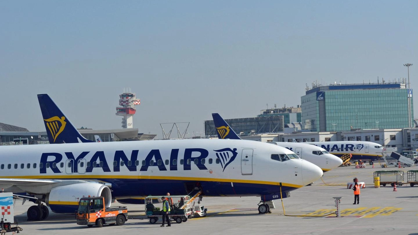Aerei della Ryanair (Ansa)