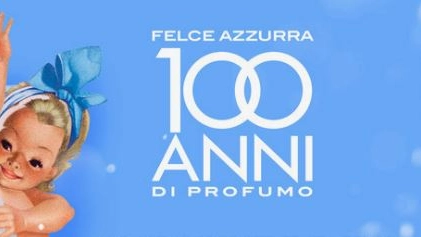 Il manifesto per i 100 anni di Felce Azzurra