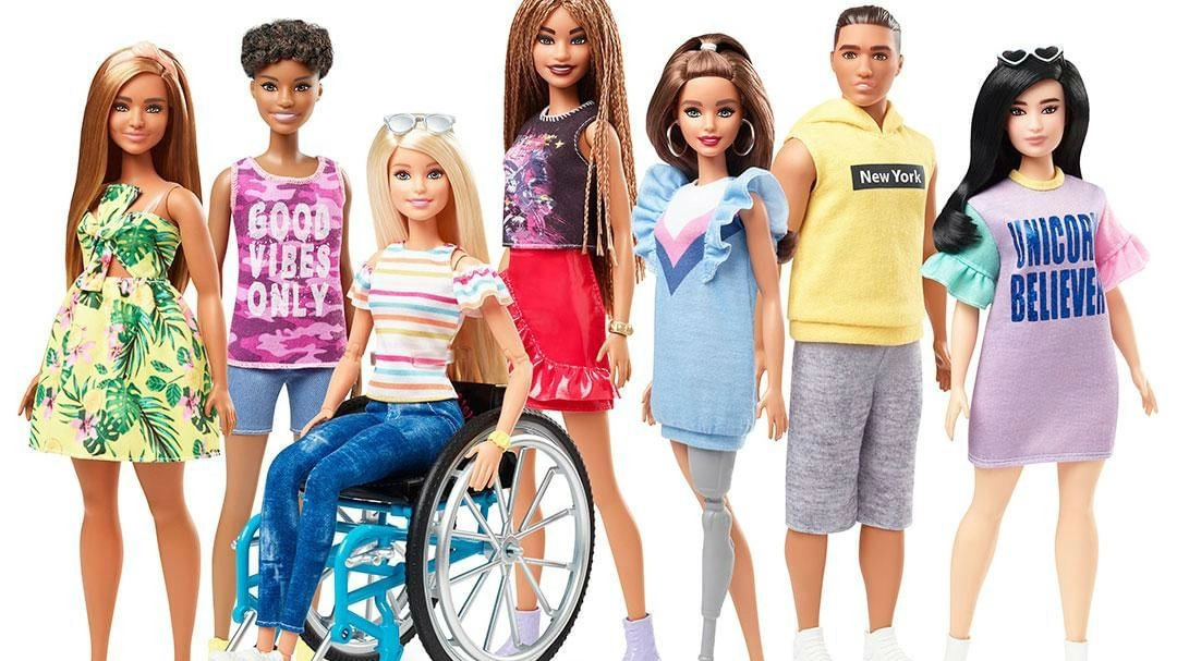 La nuova linea Barbie Fashionistas 2019 (Foto: Mattel)