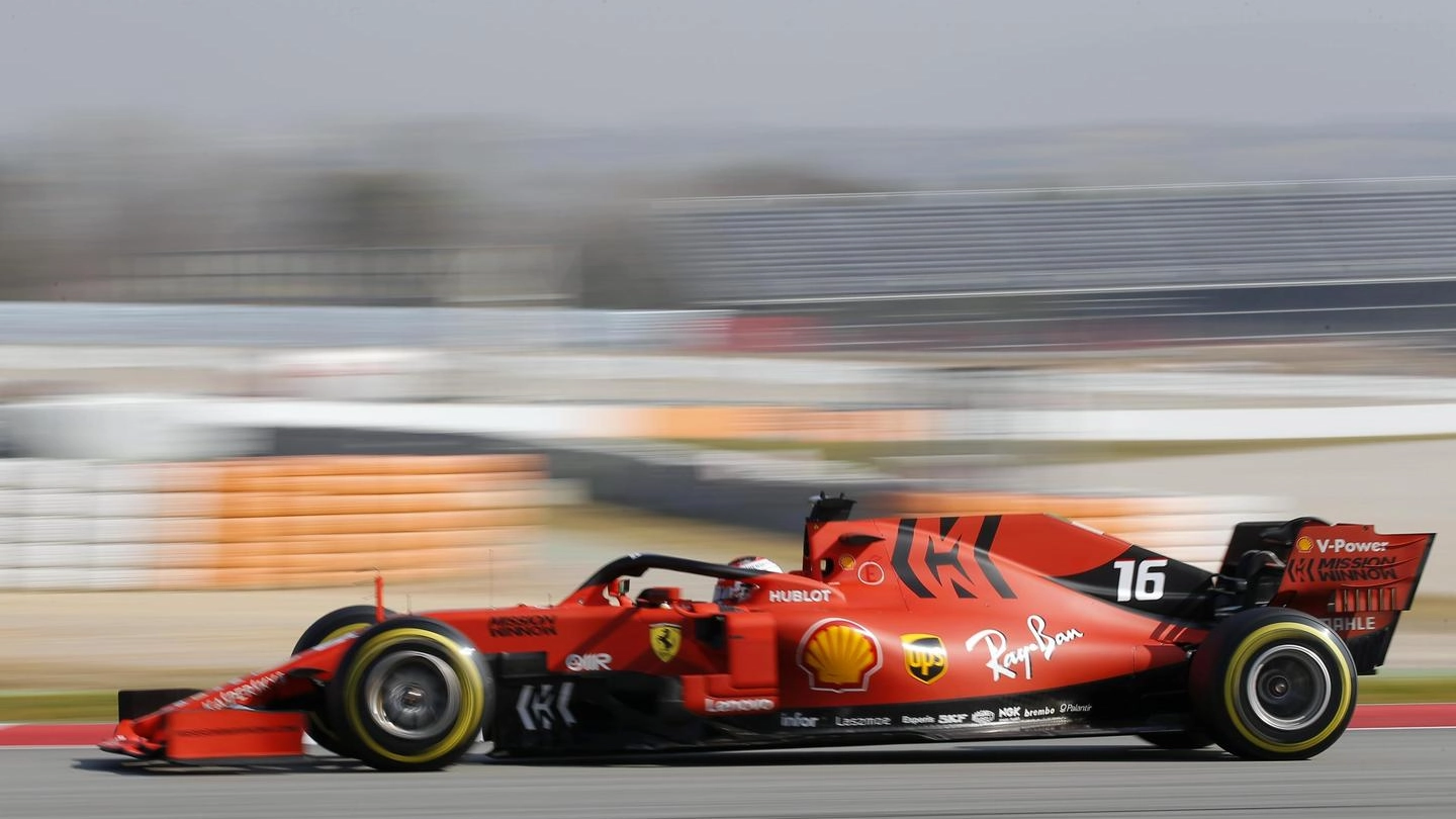 Formula 1, stagione 2019 al via. Nella foto la Ferrari di Leclerc (Ansa)