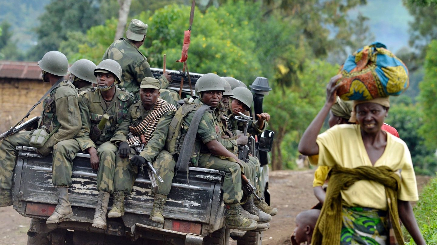 Soldati del Congo (Afp)