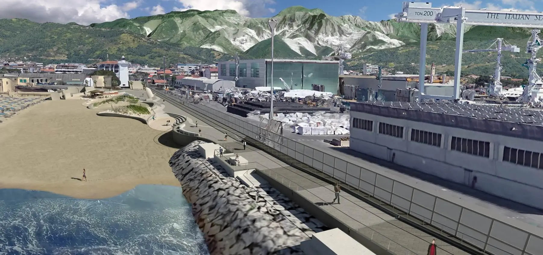 MARINA DI CARRARA, 21 MILIONI AL PORTO
