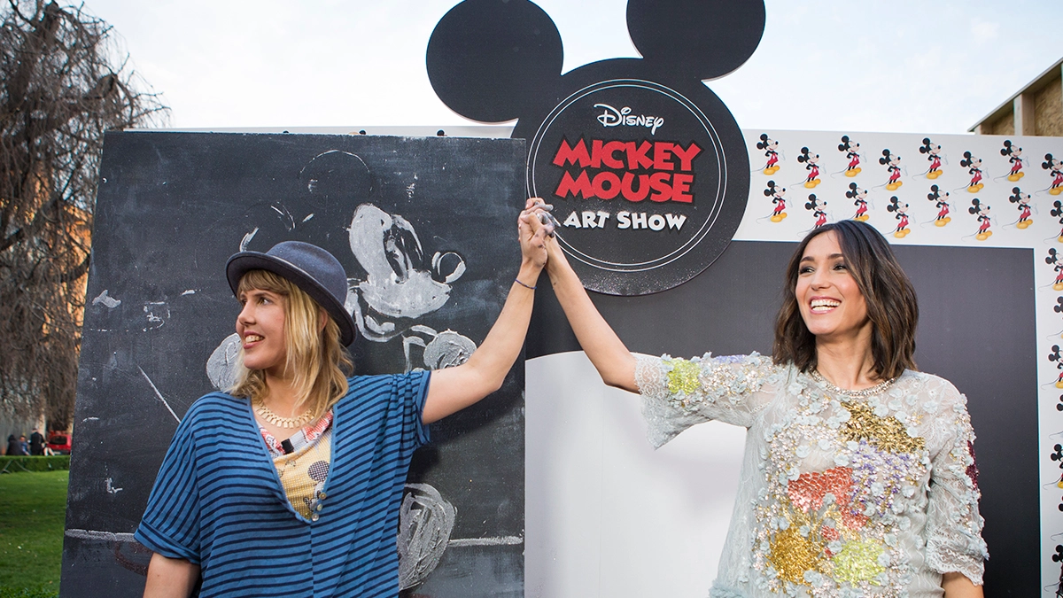 Caterina Balivo madrina del 'Mickey Mouse Art Show'