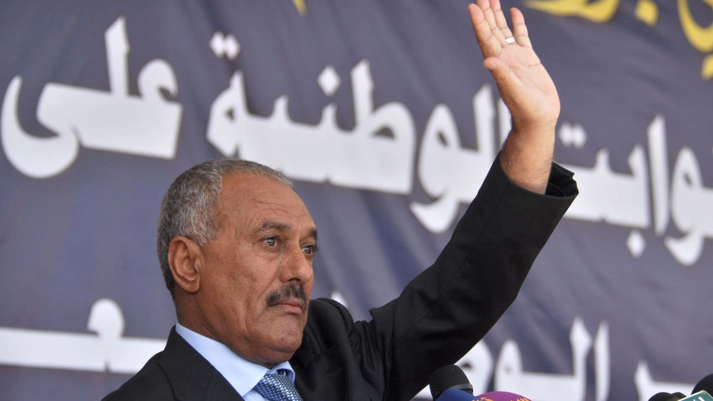 L'ex presidente dello Yemen Ali Abdullah Saleh (Afp)